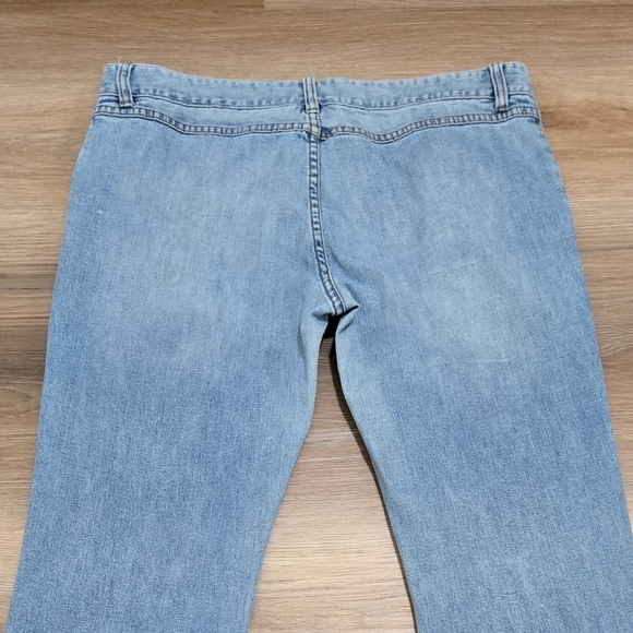 Rocawear Vintage Y2K Low Rise Embroidered Fit and Flare Jeans Size 5 - Picture 12 of 13